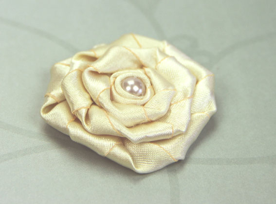 GT-5cm Rosette Ivory Flower